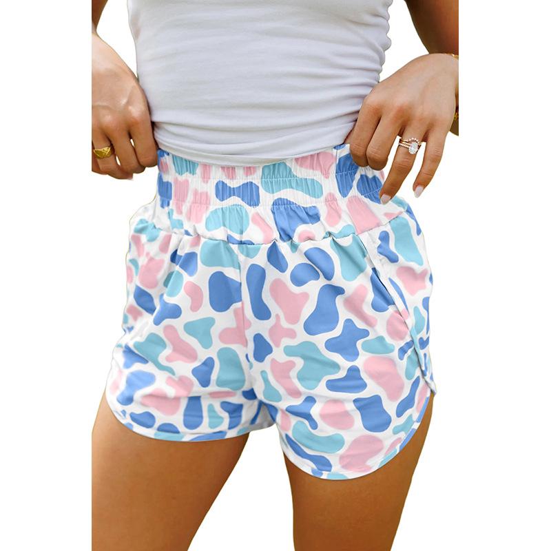 2026 Women s High-Waisted Camouflage Street Style Shorts Small