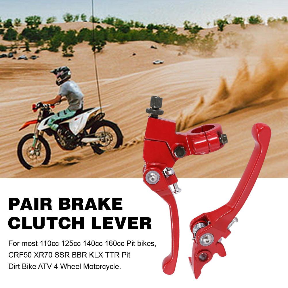 22mm Motorcycle Brake Clutch Levers Motorcycle Accessories For Most 110cc 125cc 140cc 160cc CRF50 XR70 SSR BBR