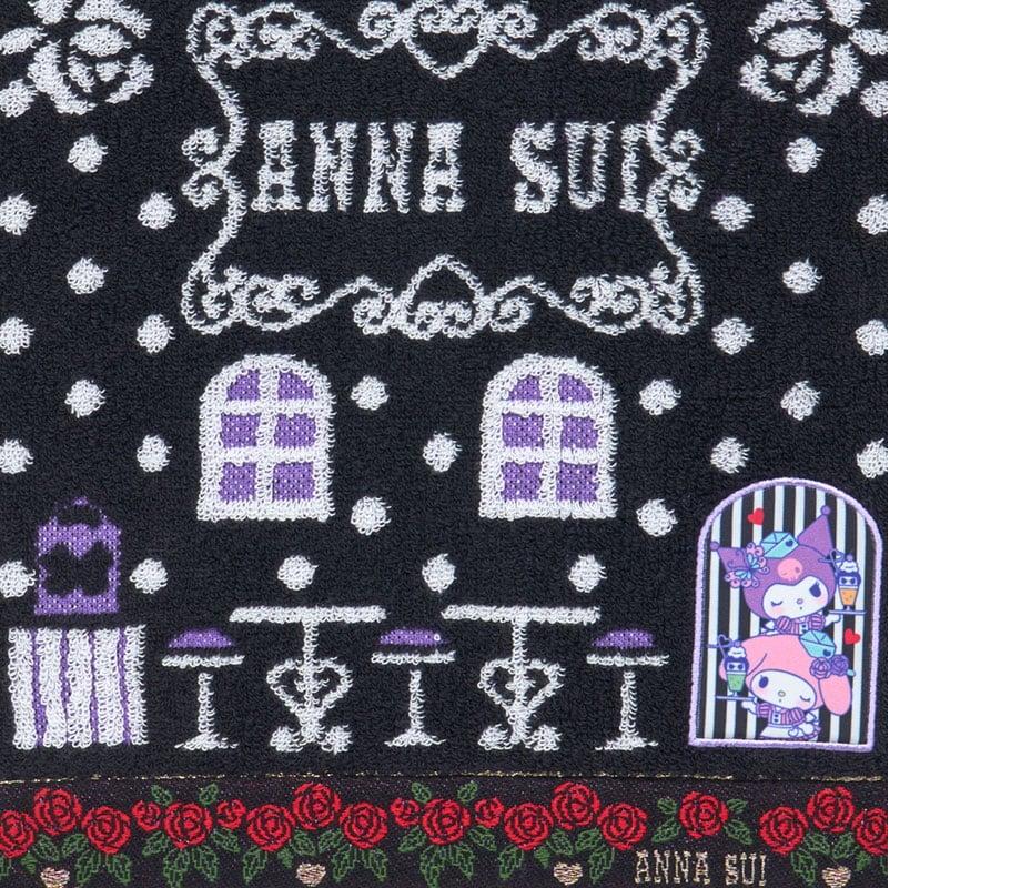 Sanrio ANNA SUI Towel Handkerchief My Melody & KUROMI Japan NEW