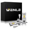 WENLE Ultra Compact H3 H3a LED Fog Light Truck 3000K Yellow Compatible with New