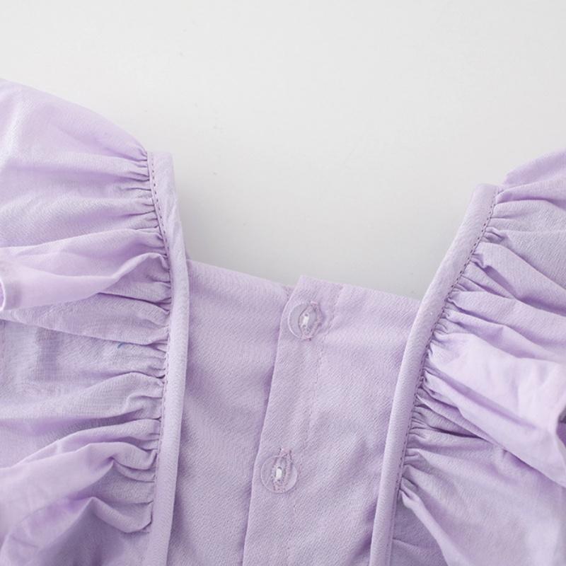 Autumn Newborn Infant Baby Girls Romper + Headband Long Sleeve Rompers Pure Cotton Kids Onepiece Fashion Floral Baby Clothing