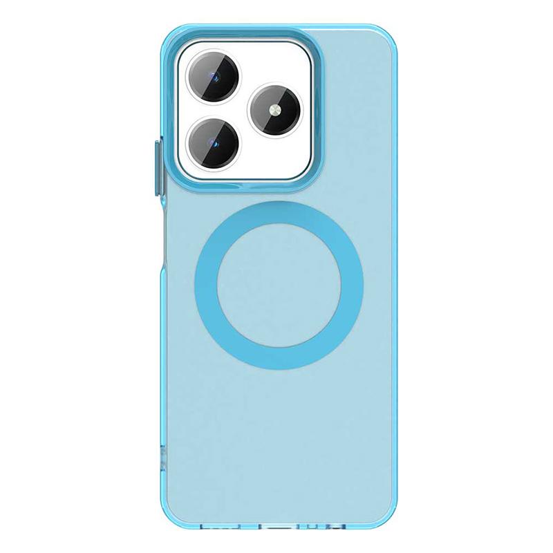 For Realme C61 C63 Magnetic Luxury Matte Translucent Shockproof Case For Realme C63 For Magsafe Wireless Charge Cover