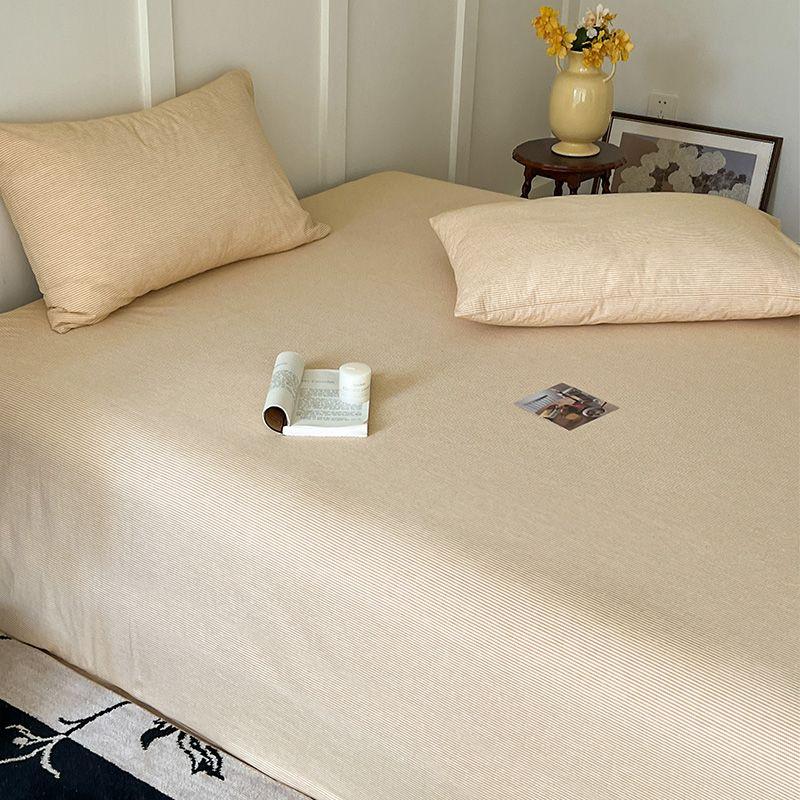 Minimalist Solid Color Thick Bed Sheet For Household Student Dormitory Single Bed