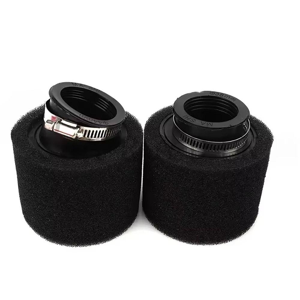 1Pcs New Black Red Foam Air Filter 35/38/40/42/45/48mm Universal Dirt Pit Parts Straight Elbow Sponge Cleaner Moped Scooter Air Filters 7