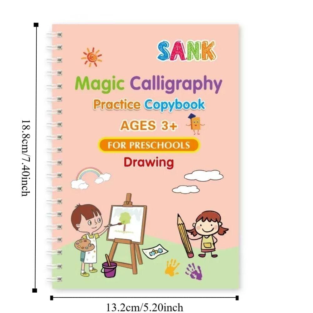 Automatic Fading Pens Reusable Writing Book Children's Exercise Book Enlightment
