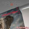2pcs, 2D FLAT PRINTING Curtains (Without Rod) Elephant Stroll Popular Fashionable Curtains Durable Polyester Curtains Holiday