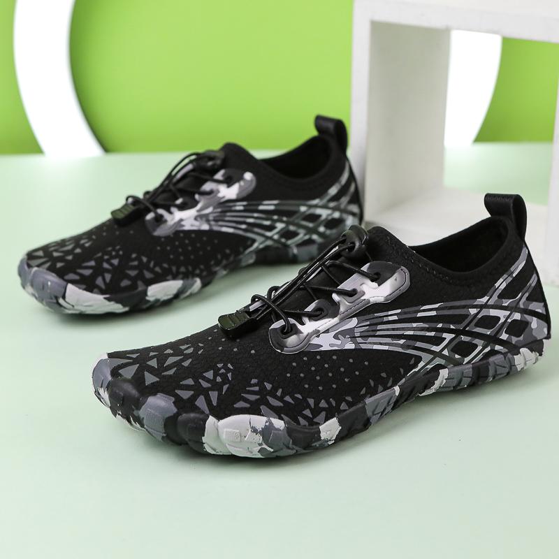 Fashion New Outdoor Beach Aqua Shoes Quick Dry Upstream Wading Shoes Breathable Creek Tracing Water Shoes Non-Slip Five Finger Shoes