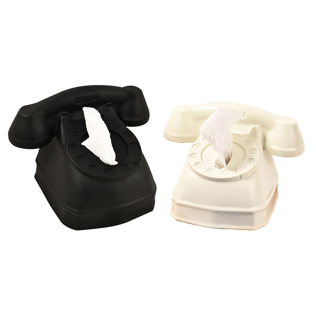 Telefonförmige Taschentuchbox Stilvolles Telefon-Design Taschentuchbox Papierspender für vielseitige Heimeinstellungen