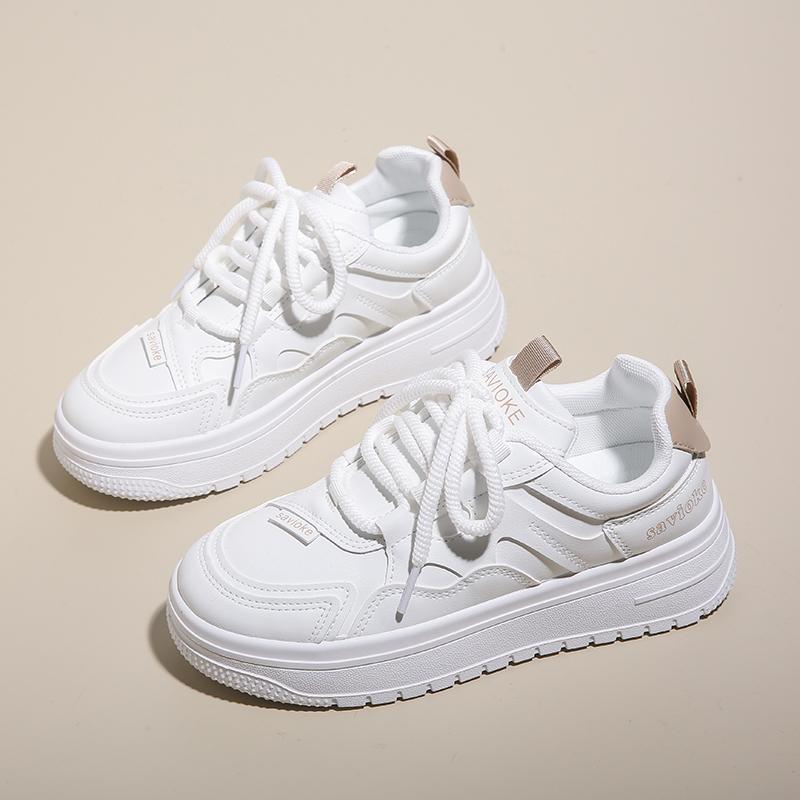 Fashion Platform Sports Shoes Woman Fashion Ventilated Sweet Platform Sneakers Korean Style Versatile Casual Female Shoes