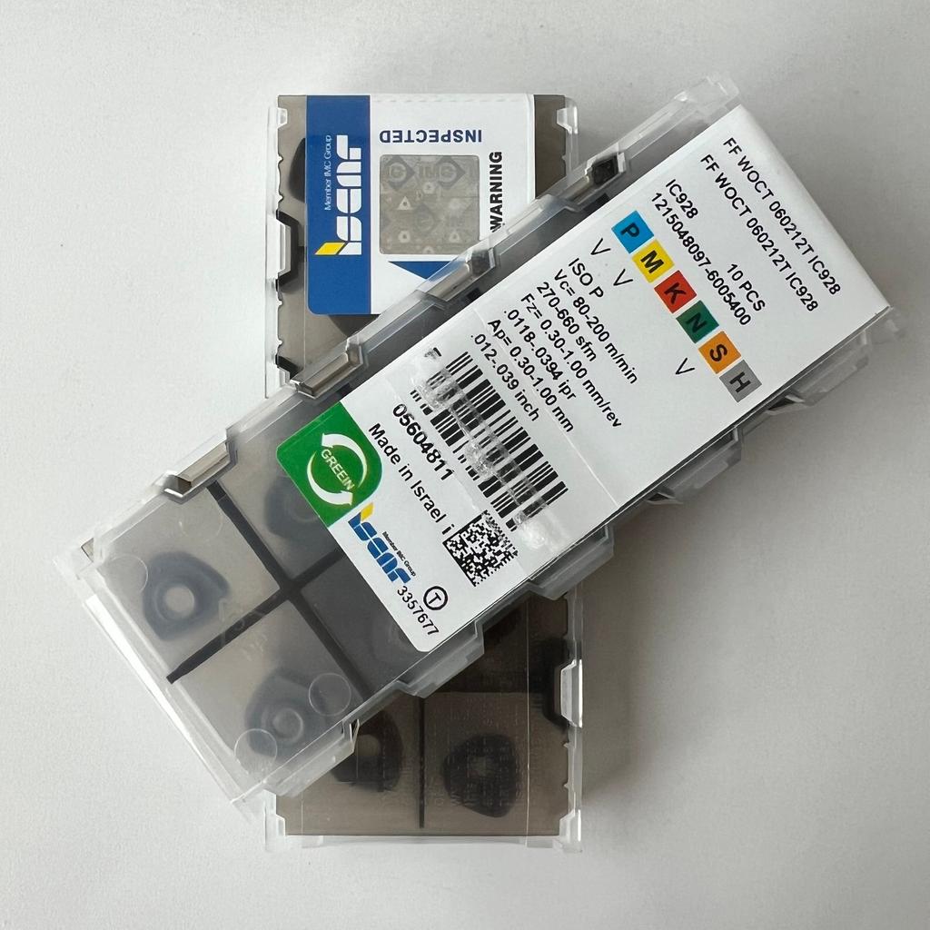 ISCAR / FFWOCT06212T IC928 / Industrial indexable carbide inserts 10 Pcs
