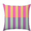 Vibrant Geometric Stripe Pillow Covers Machine Washable with Zip Closure Ideal for Living Room Sofa Bedroom Decor