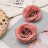 30pcs/Lot 9cm-10CM Large White Rose Artificial Silk Flower Heads DIY Wedding Decoration Wreath Scrapbooking Craft Fake Flowers