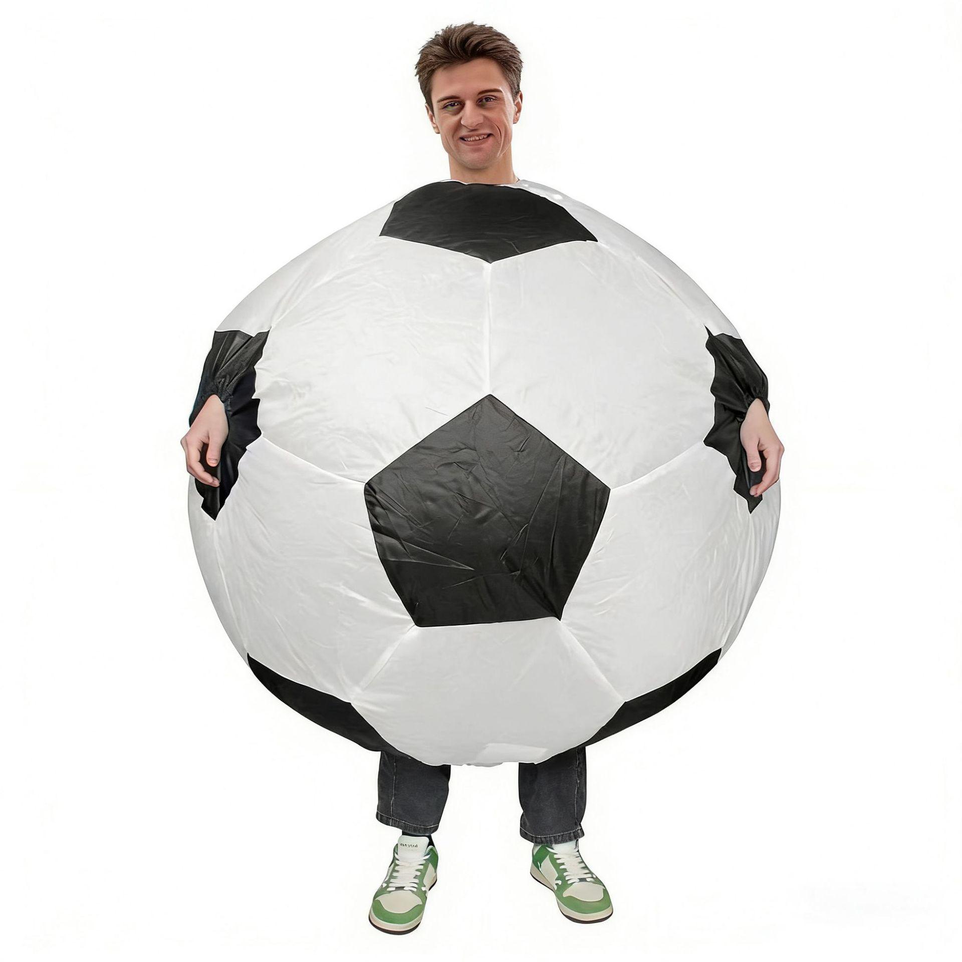 

World Cup Inflatable Football Costume and Cheering Props for Sports Cosplay One Size
