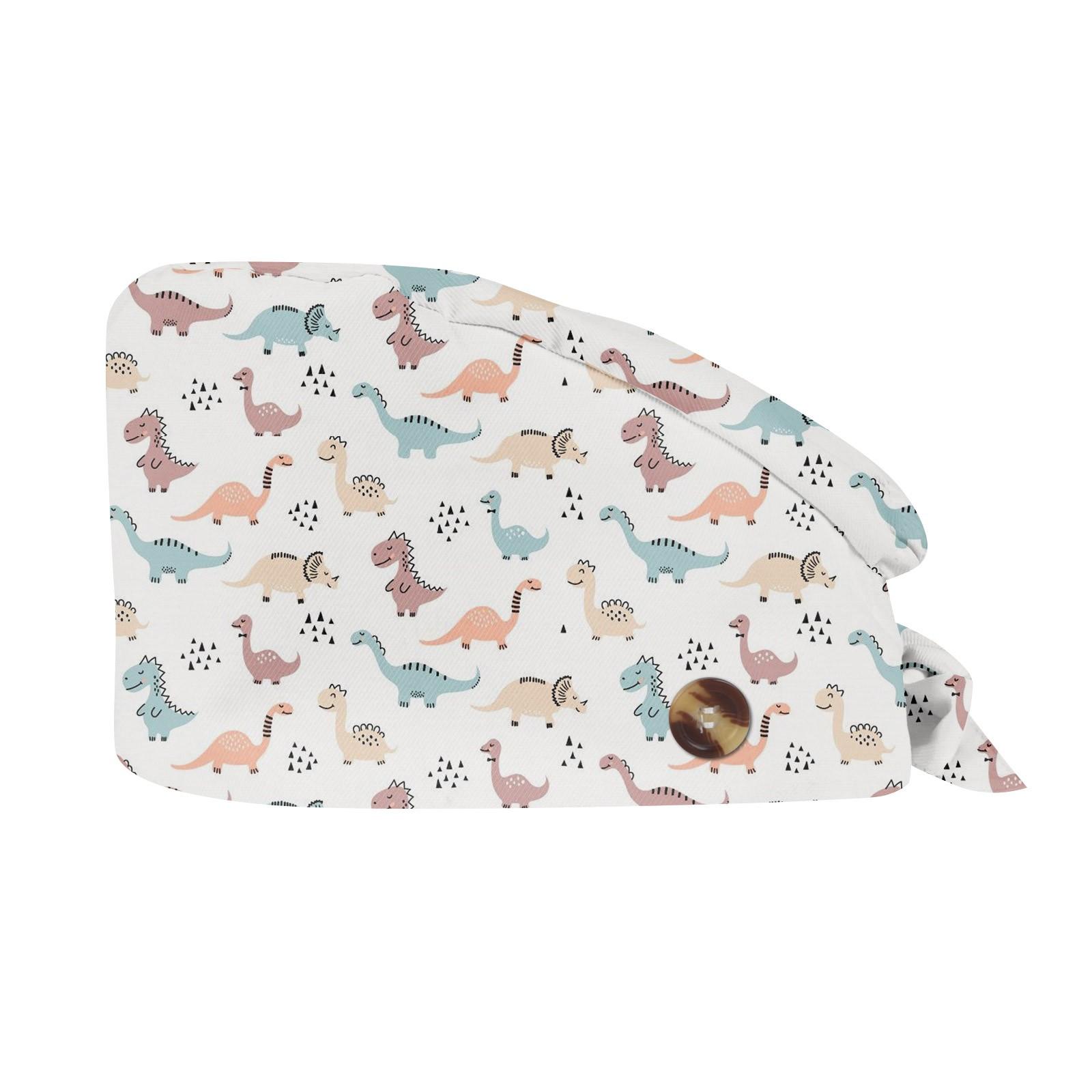 

Модная рабочая шапка с принтом мелких животных, повседневная, стираемая, кепка-мешок One Size белый