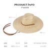 Summer Wide Brim Jazz Natural Straw Hat for Women Men Sun Protection Panama Outdoor Beach Garden Fish Hat