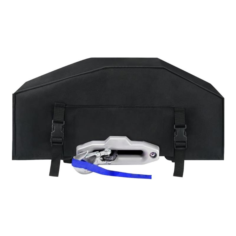 

Oxford Fabric Winch Cover Tear Resistant Heavy Duty Winch Protection Cover Dustproof Waterproof Cover Easy Installation 1