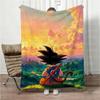 Anime Dragon Ball Son Goku Blanket All Season Cozy Parent-child Family Blanket Soft Plush Throw Blanket Bedroom Couch Outdoor