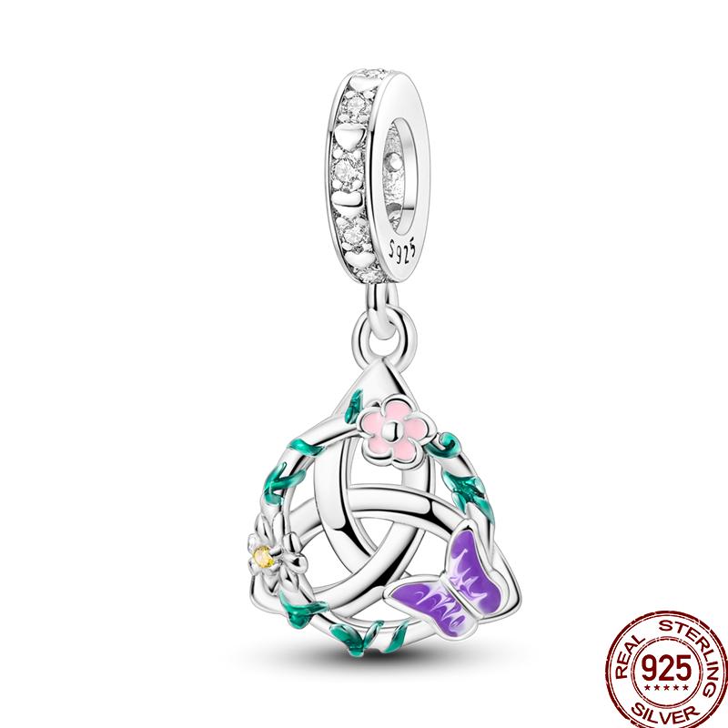 Cuivre Scintillant Zircone Sortie Printanière Série Moto Breloques Perles Ajustement Parfait Pan Bracelet Original à Breloques