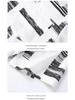 Summer Retro Trendy Breathable Non-Iron Couple's Shirt with Printed Lapel