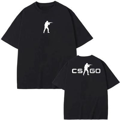 Counter Strike Game Logo Print T-shirt High Quality Hot-blooded gunfightGame T-Shirt Spring/Summer Casual Comfortable Cotton ...