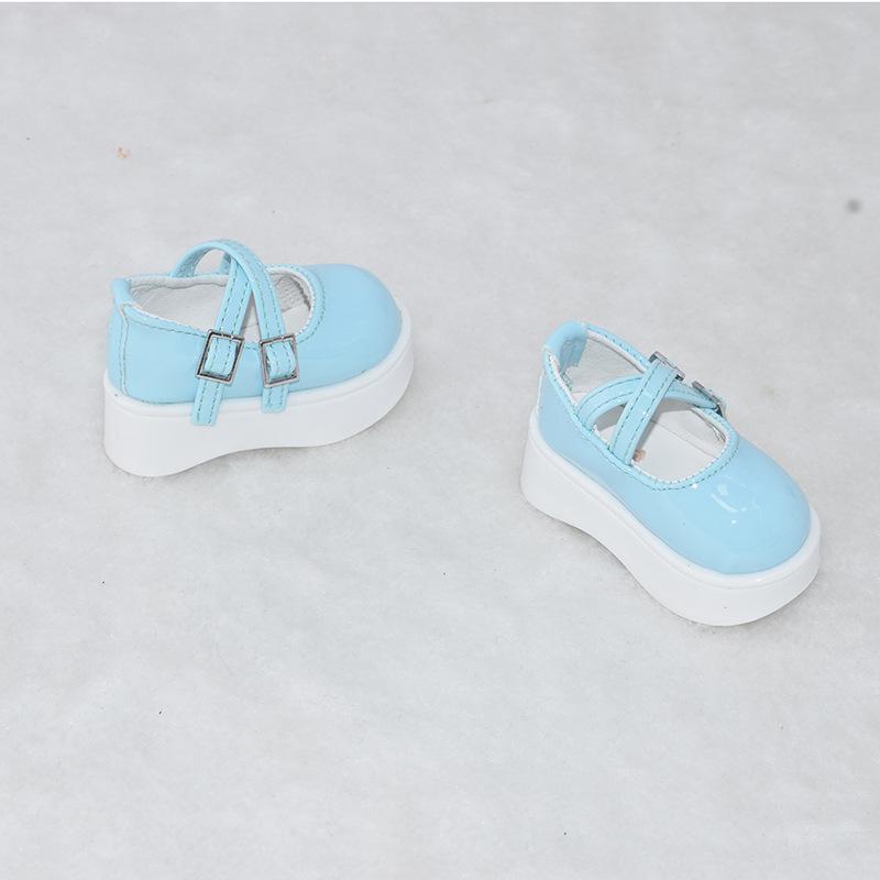 Available 4-point BJD Doll Shoes: 1/4 Scale High-Heeled Leather Shoes, Thick Style, MDD Doll Clothes Accessories