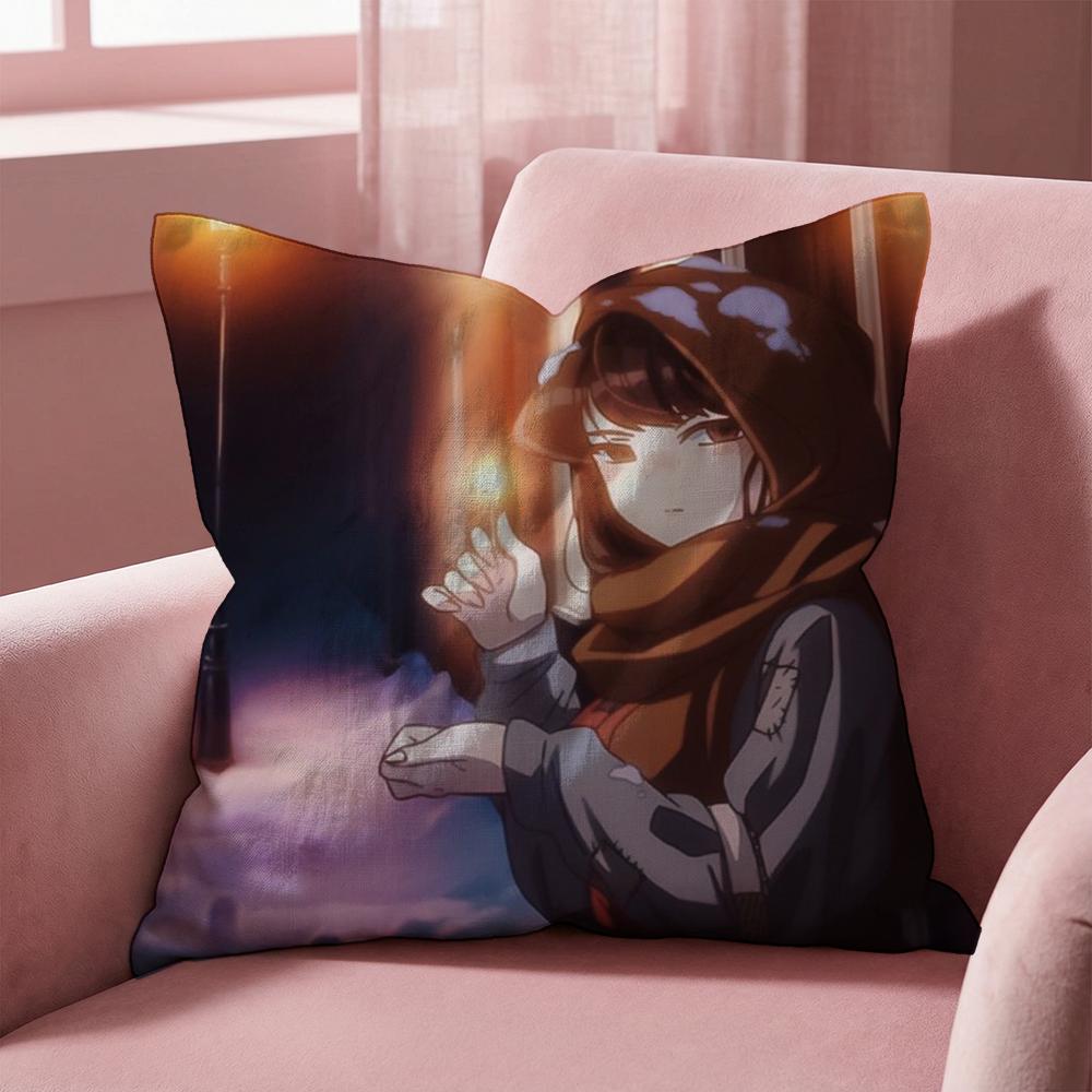K-Komi Can't Communicate Cushion Cover Multi-Scene Pillow Cover for Home & Car - Reversible, Soft & Durable for Daily Use
