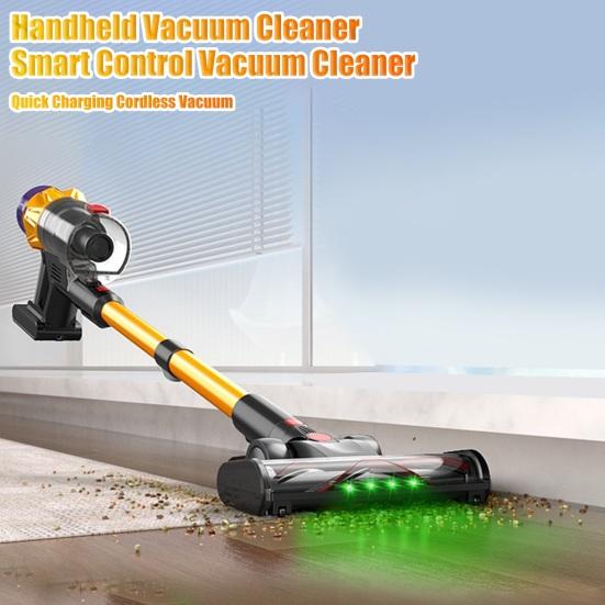 Cordless Vacuum Cleaner with Touch Screen 35000Pa Suction Power High Efficiency