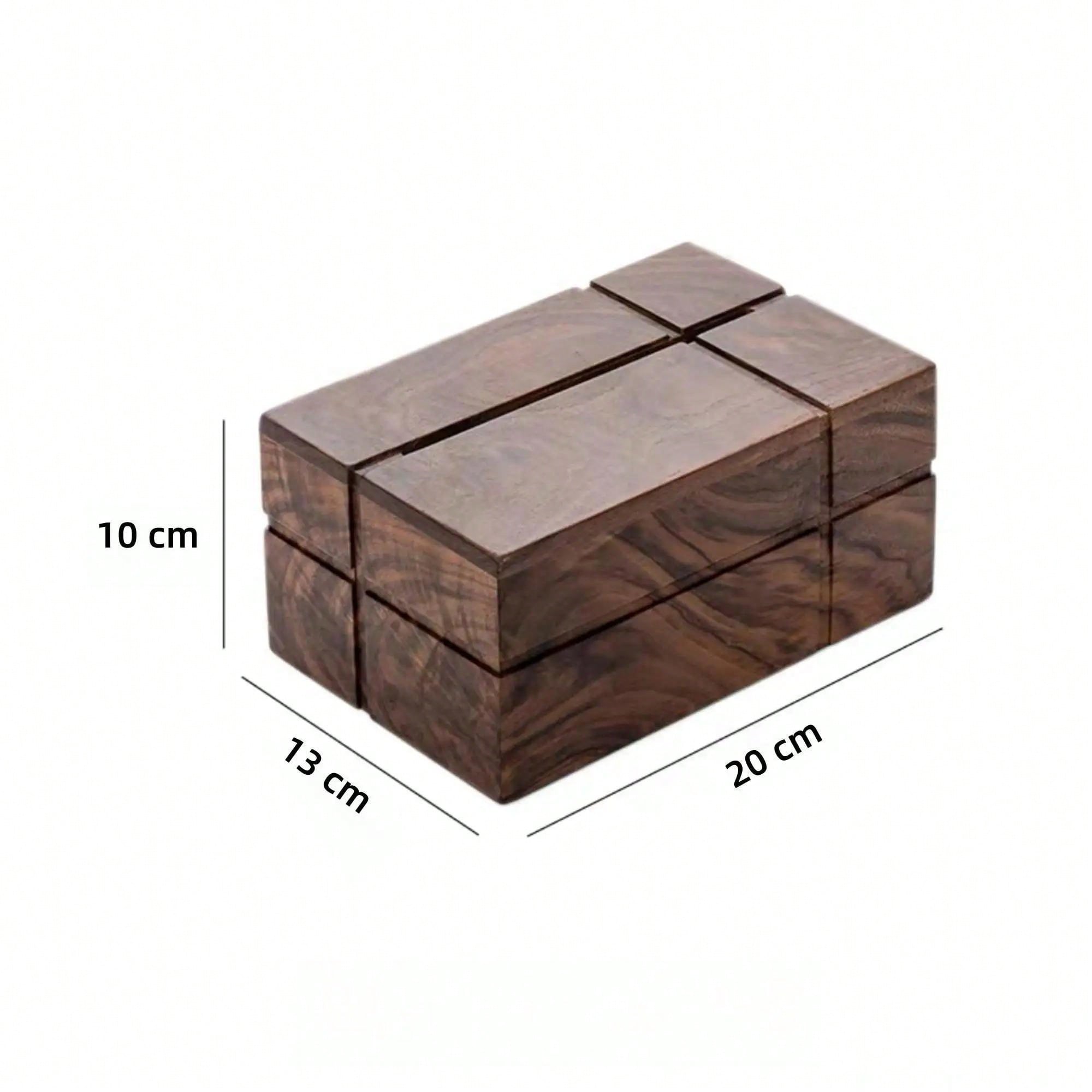 

Nordic Wooden Tissue Box Creative Paper Box Walnut Tissue Holder Living Room Desktop Tea Table Home Decoration Storage Box