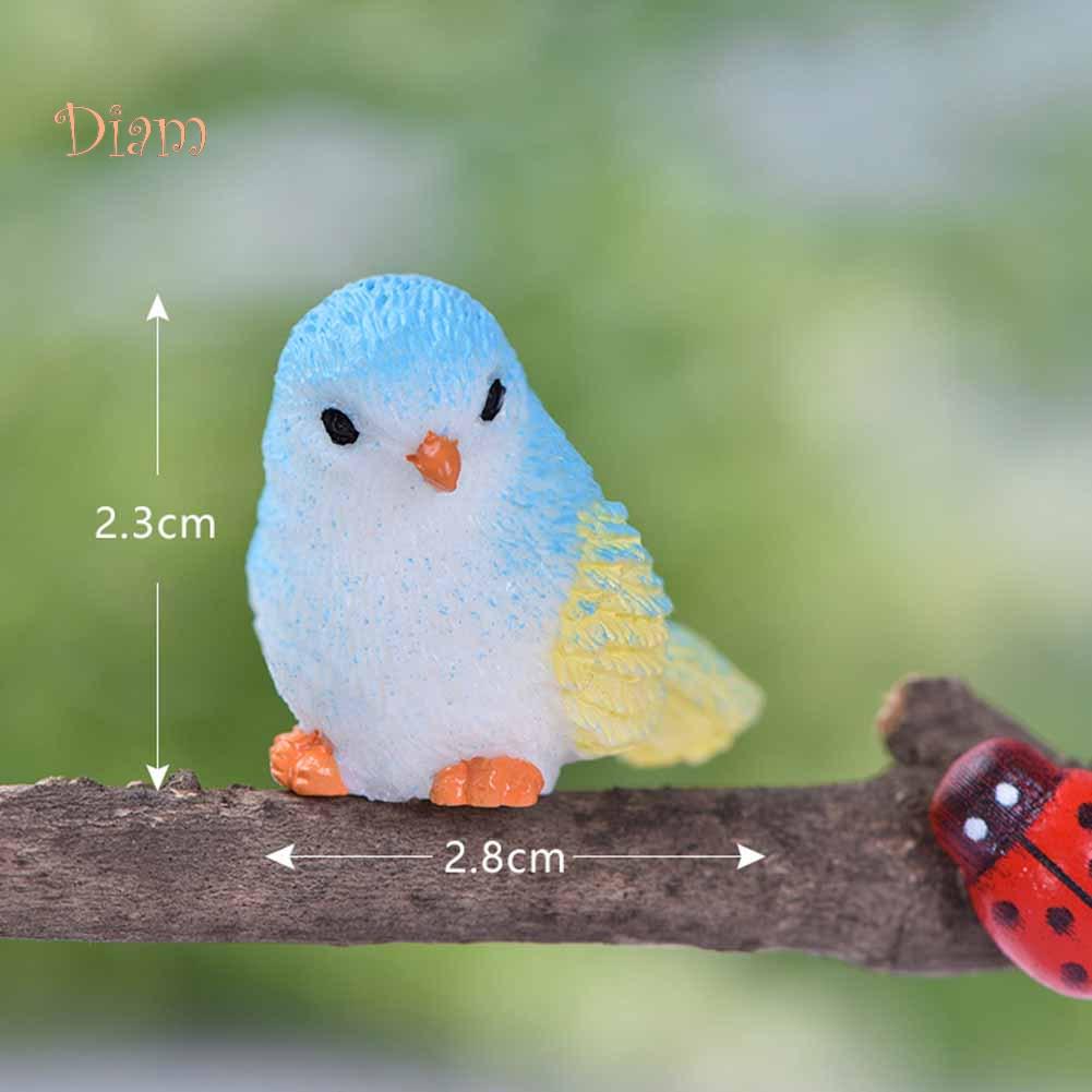 TDStore Cute Simulation Bird Animal Mini Figurine Model DIY Landscape Garden Ornament