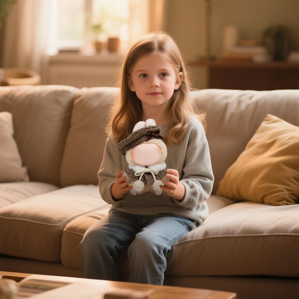 A Universal Shawl For Party Kids Dressed In Clothes And Dolls