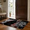 DEATH NOTE Anime Floor Mat Soft Flannel Absorbent Mat Non-Slip Rug Home Bedroom Bathroom