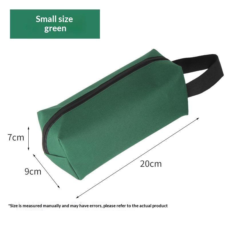 Lightweight Hand Tool Bag Waterproof Thick Canvas Storage Pouch for Screwdriver Wrench Suitable for Hiking Emergency Repair Kit