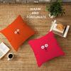 Art J-Jean J-Jullien Cute Lucky Dragon Pillow Cover Sofa Cushion Cover Home Room Decoration Children Gift