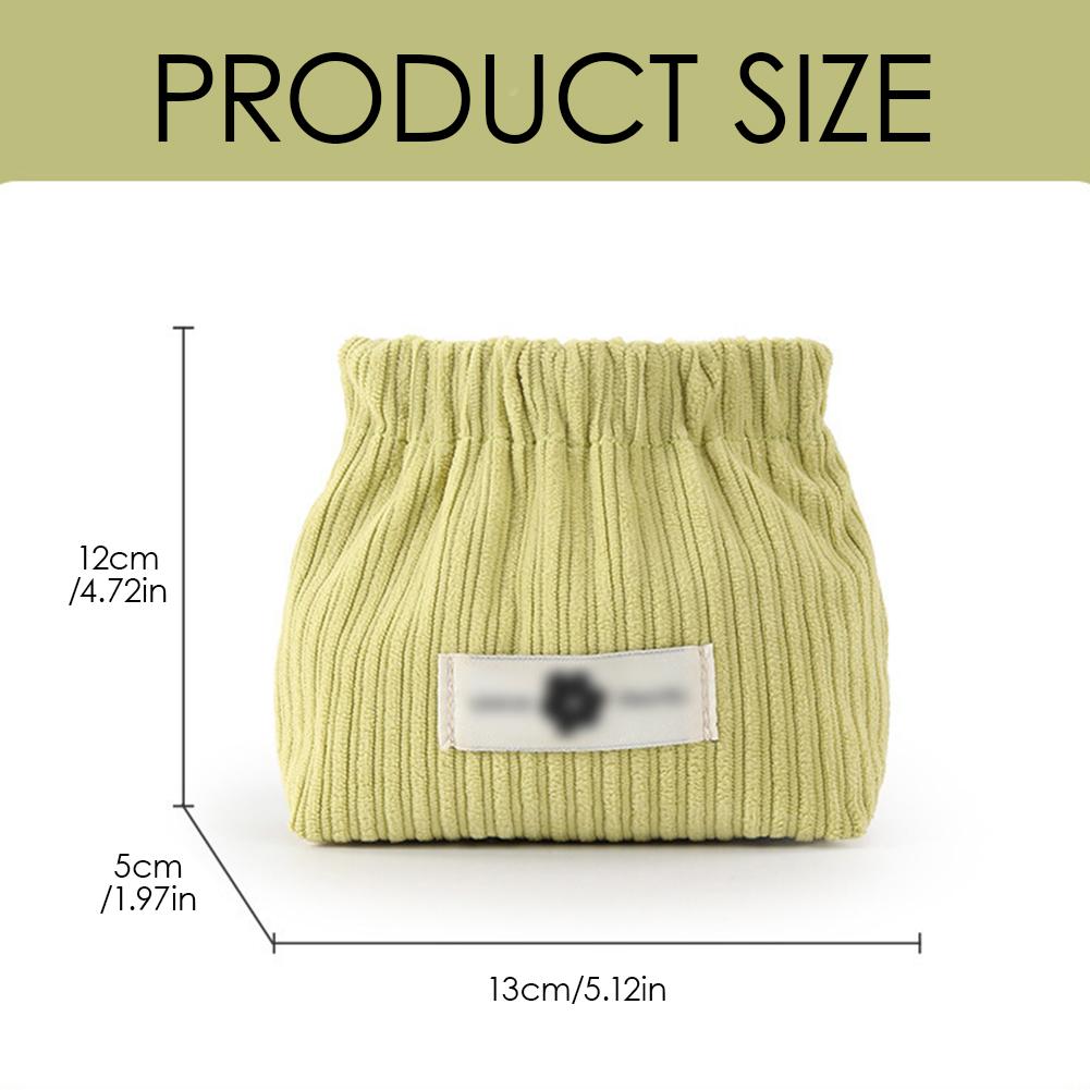 Home Storage Bags Organizing Bags Shopping Bags Corduroy Wallet Portable Travel Lipstick Bag Storage Bag Data Cable Storage Bag