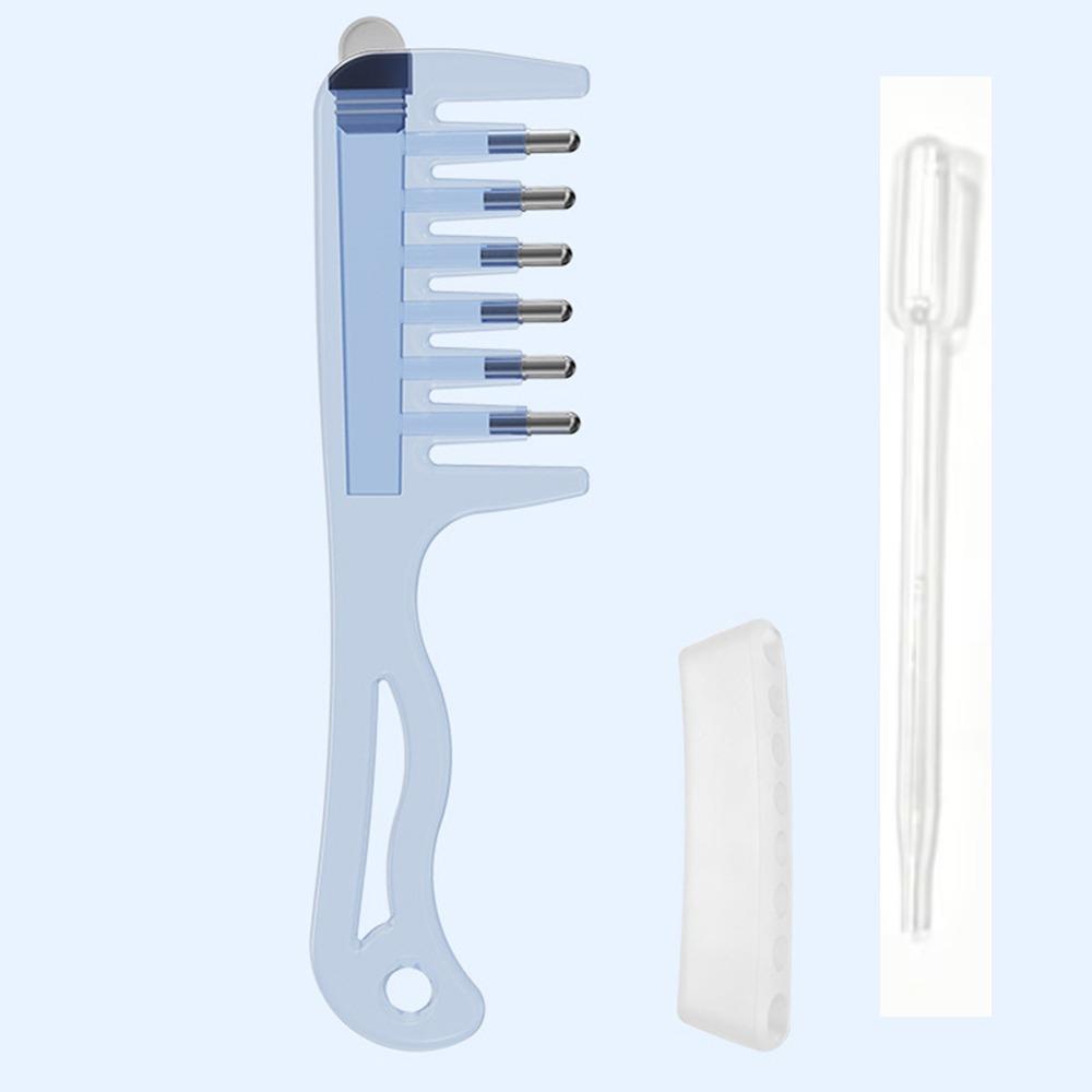 Rolling Metal Teeth Scalp Liquid Guide Comb Hair Care Comb Scalp Beard Car