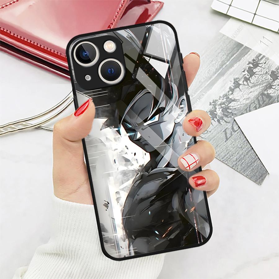 D-ragonS B-allS Goku Glass Phone Cover Case for iPhone 17 Pro Max 12 XR 8 14 11 16 Air 13 15 Plus