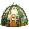 Book Nook - Kit DIY a construir Maquete 3D Estante de Livros - Linda Pérgola Green Nook - 22 x 22 x 17 cm