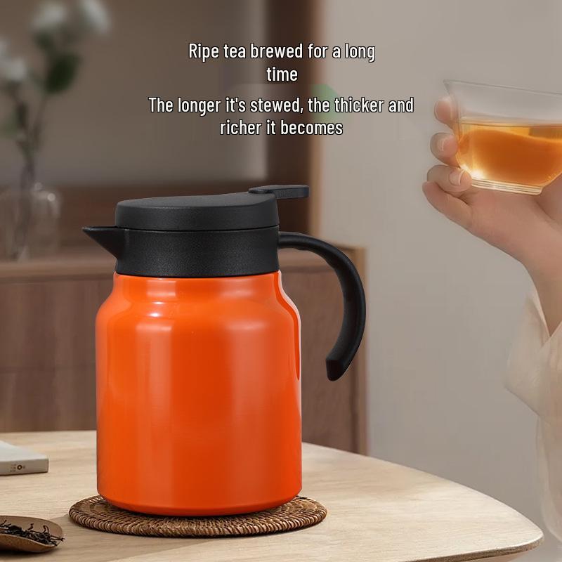 Large Capacity Stainless Steel Teapot with Tea and Water Separation & Stewing Function