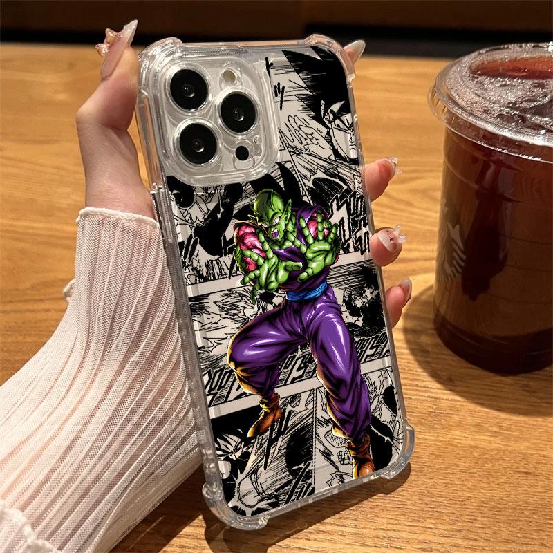 Goku Kakarot Dragons Ball Vegeta Phone Case Clear For iPhone 17 16 14 15 11 12 13 Pro Max 16E 15 16 Plus 17 Air Anti-fall Cover