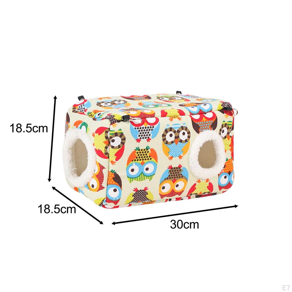 Hamak Domek dla Ptaków Łóżko do Spania Klatka Wiszące Gniazdo dla Małych Zwierząt Papużek Falistych