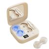 High Frequency Vibration Ultrasonic Beauty Lenses Cleaner USB Charging 3 Adjustable Levels Beauty Lenses Storage Container