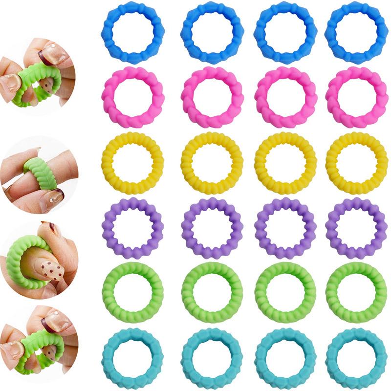 12PCS Texture Fidget Toys Sensory Rings for Kids Anxiety Autism ADHD Stress Relief Toy  Classroom Prizes Party Favors Bulk