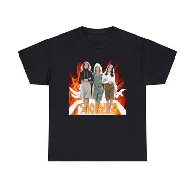 Charlie's Angels Heavy Cotton Tee, Kate Jackson, Farrah Fawcett, Jaclyn Smith