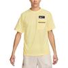 Nike Dri-Fit Logo Short Sleeve T-Shirt Men Tops Light-Lemon-Green DX8635-821