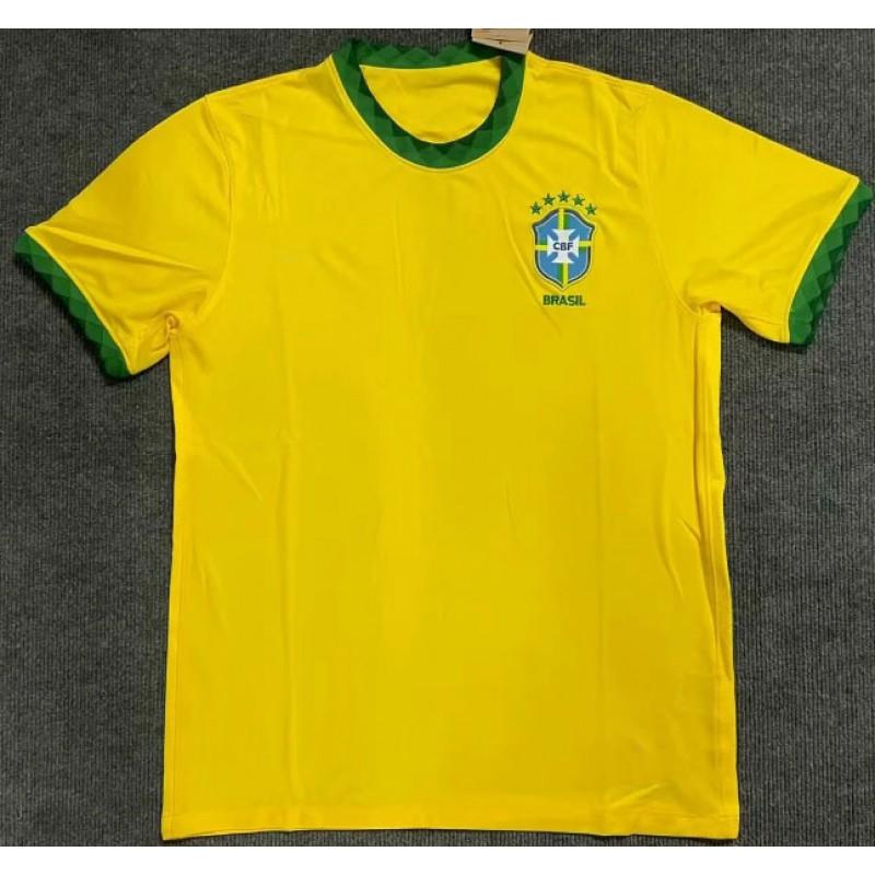 Maglia da Calcio Nazionale Brasiliana Neymar 10 Raphinha Edizione da Tifoso Manica Corta Uomo Donna Abbigliamento Sportivo