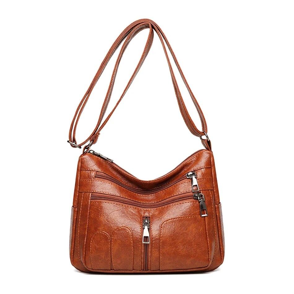 

Модная женская сумка через плечо, женская сумка-мессенджер в стиле вышивки, роскошные дизайнерские сумки 2024, зимняя женская повседневная сумка через плечо темно-коричневого