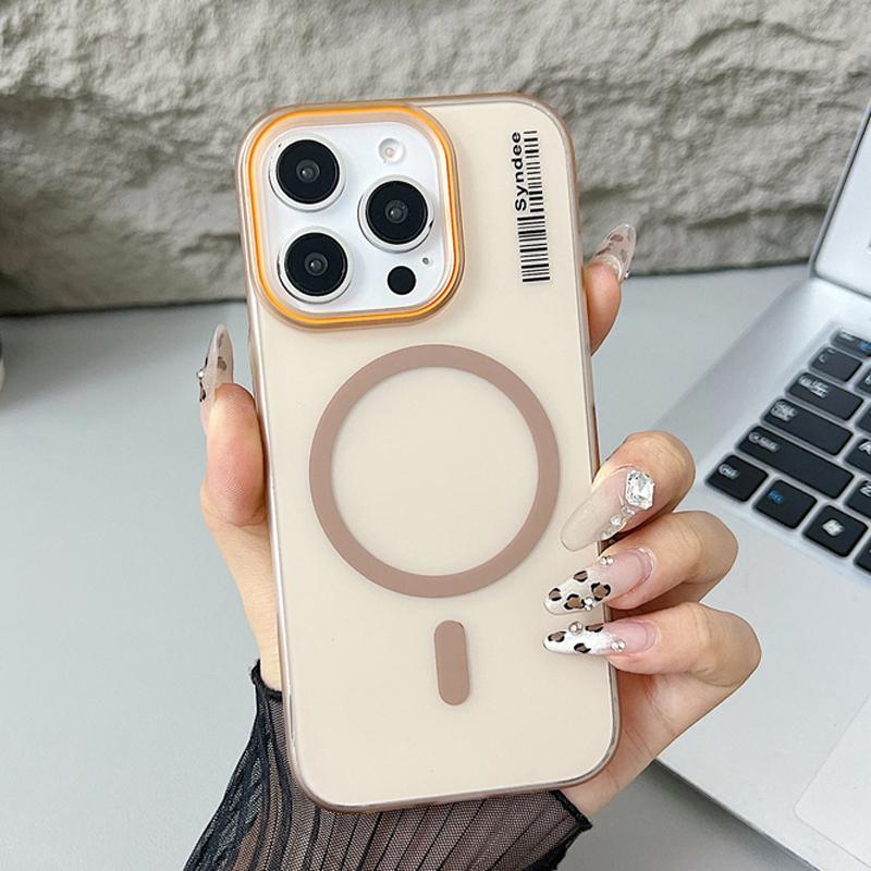 Luxury Transparent PC Hard Magnetic For Magsafe Phone Case For iPhone 16 15 14 Plus 13 12 11 Pro Max Wireless Charging Matte Cover