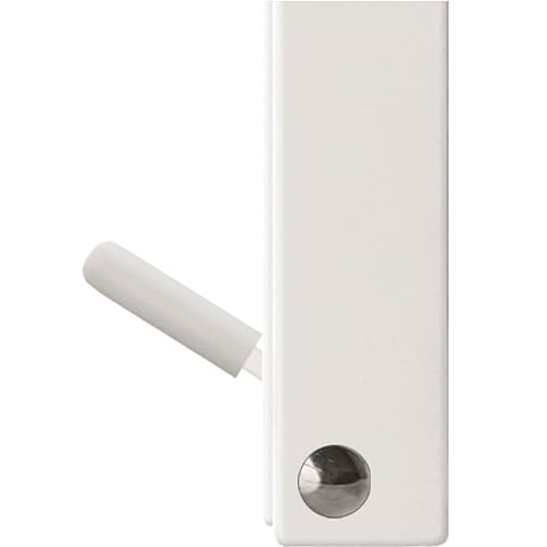 Yamazaki Magnetic Folding Door Stopper, White, Approx. W4.5 x D9.5 x H28cm, Smart, Easy Installation for Entrances, Product Number 2486