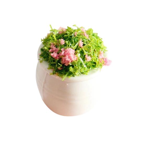 Mini Plant Model 1/12 Scale Doll Houses Plants Realistic Micro Plastic Pots for Doll Houses Garden Accessories Fairy Garden Patio Decor Miniature