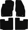 Black Velour Floor Mats For: Opel Adam Hatchback (2012-)